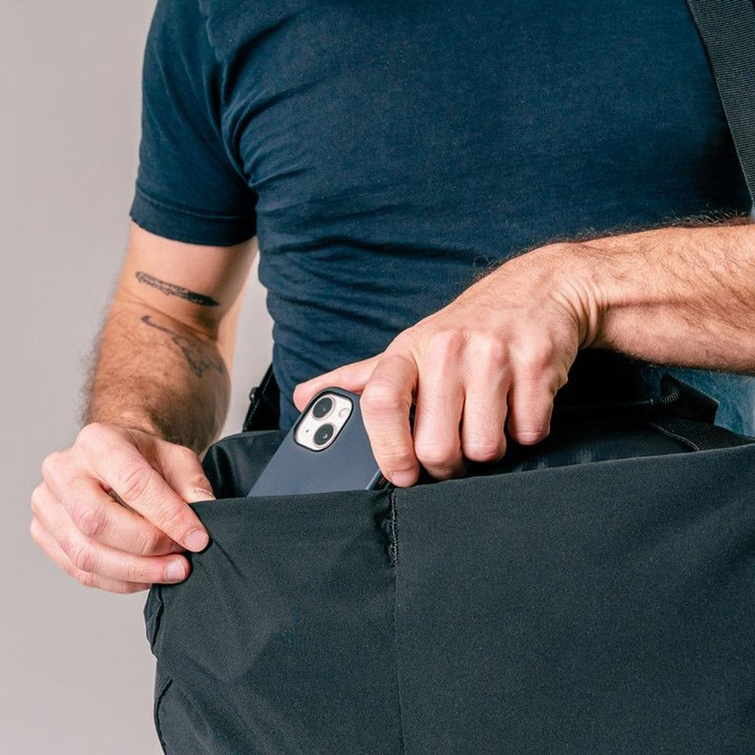 ReFraction Packable Duffle 25L in use