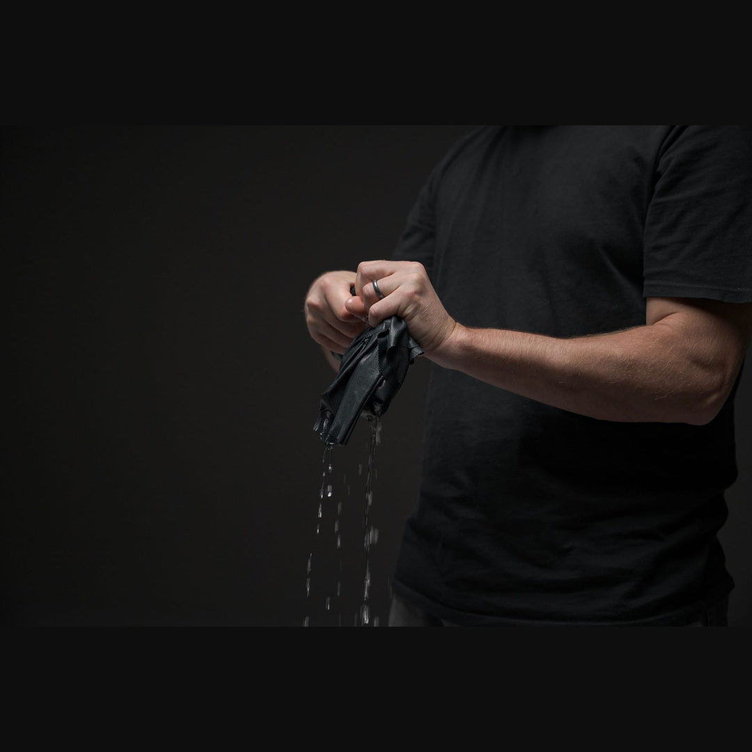 Ultralight Travel Towel Small in use