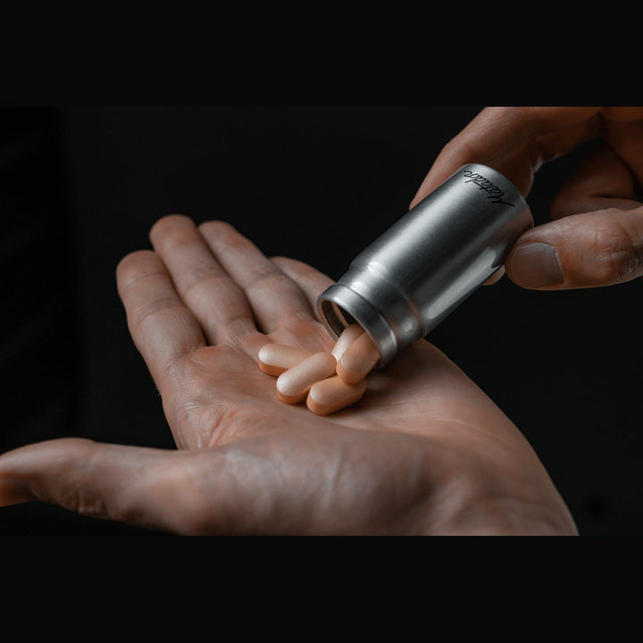 Waterproof Travel Canister 40ml in use