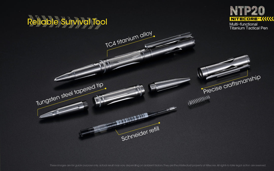 Titanium Tactical Pen NTP20