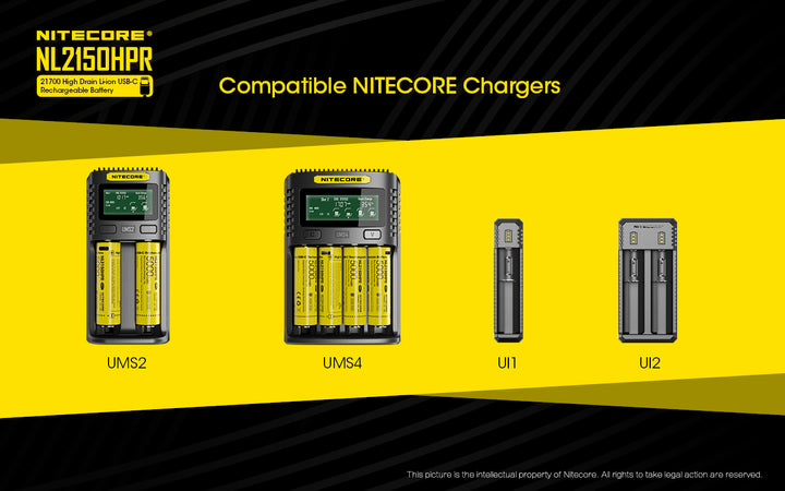 NL2150HPR (21700 - 5000mAh - 15A)